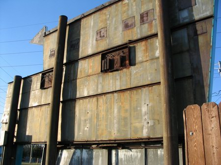 Commerce Drive-In Theatre - Rear Of Marquee